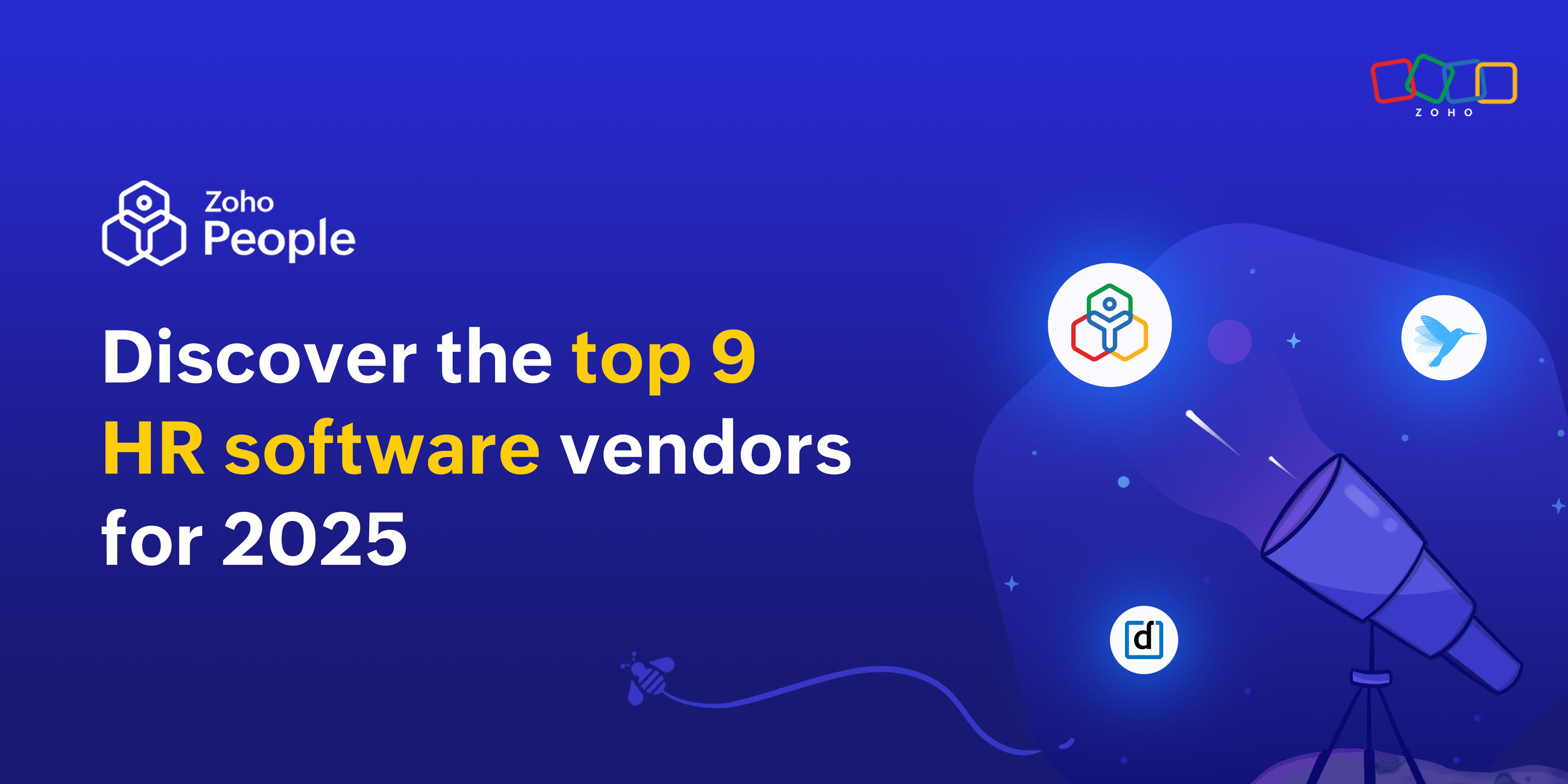 Top 9 HR software vendors for 2025 - Zoho People