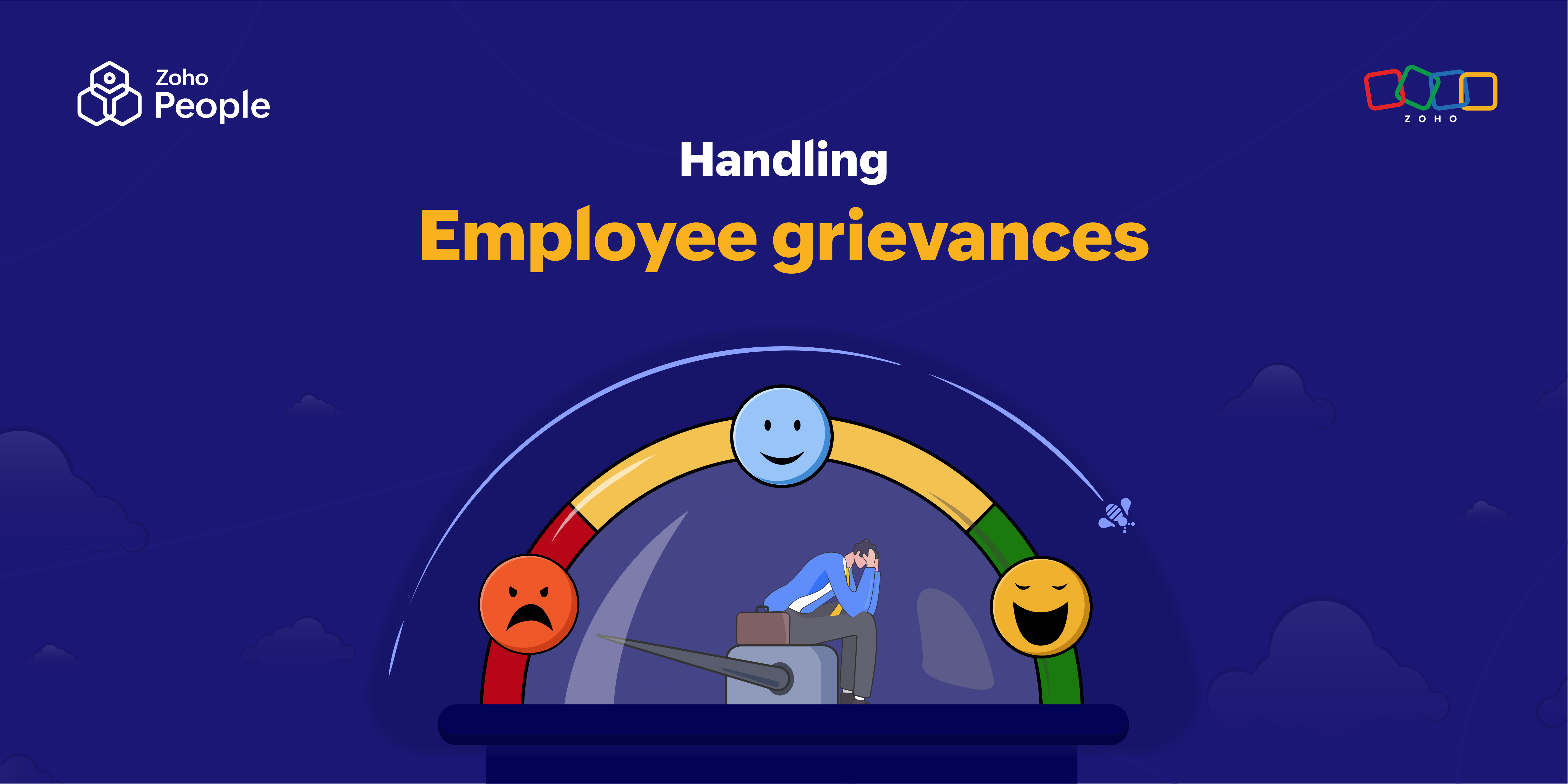 Handling employee grievances - Zoho People