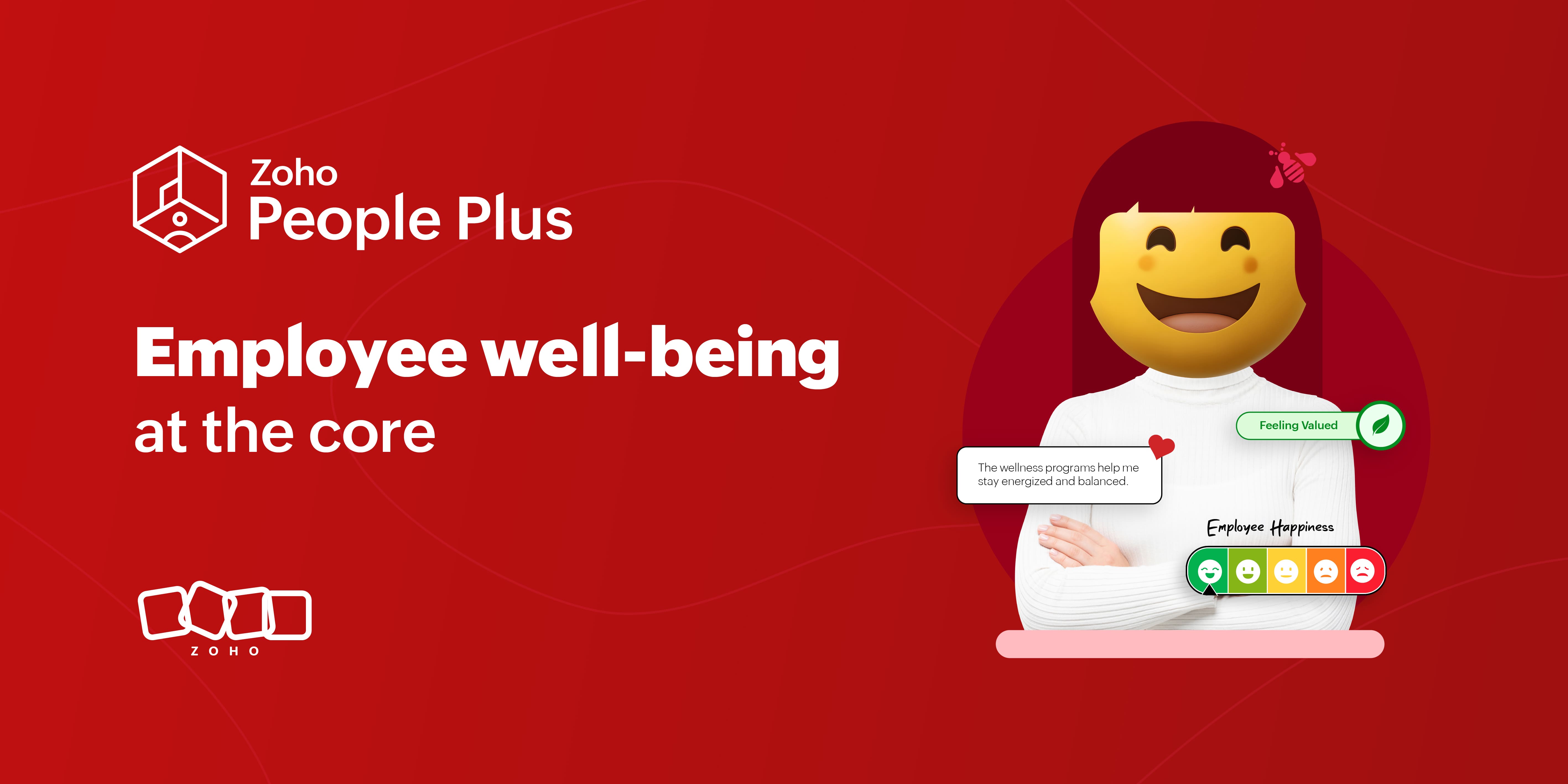 Employee well-being at the core - Zoho People Plus