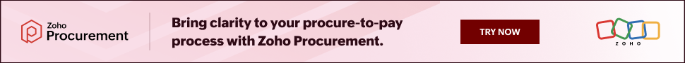 Manage procure-to-pay process with Zoho Procurement