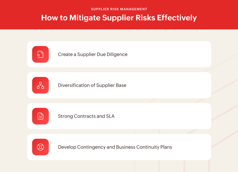 How to mitigate supplier risks effectively