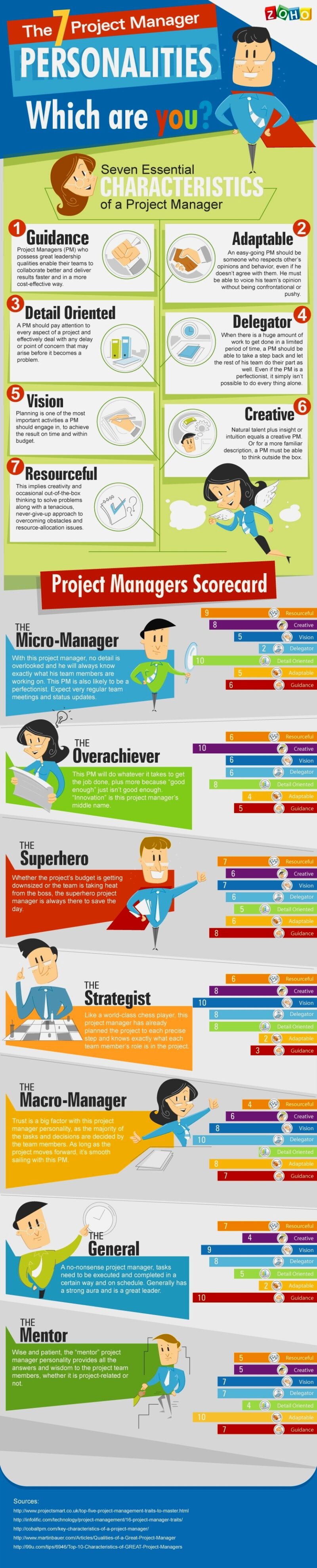 "Project Manager Infographic"