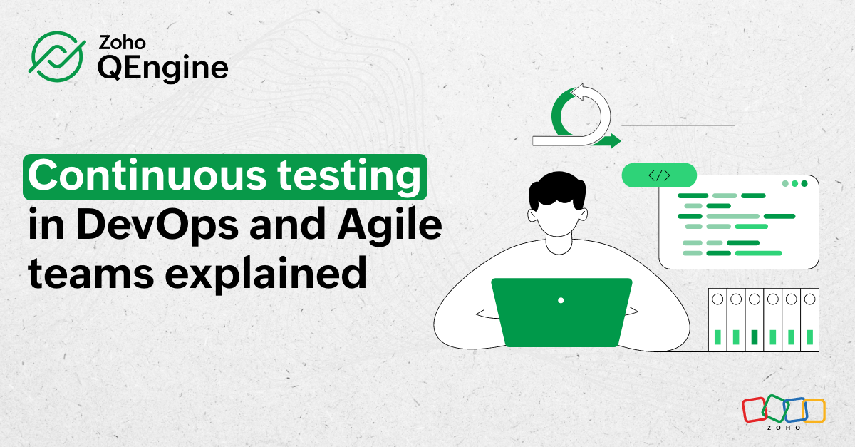 Continuous testing Zoho QEngine