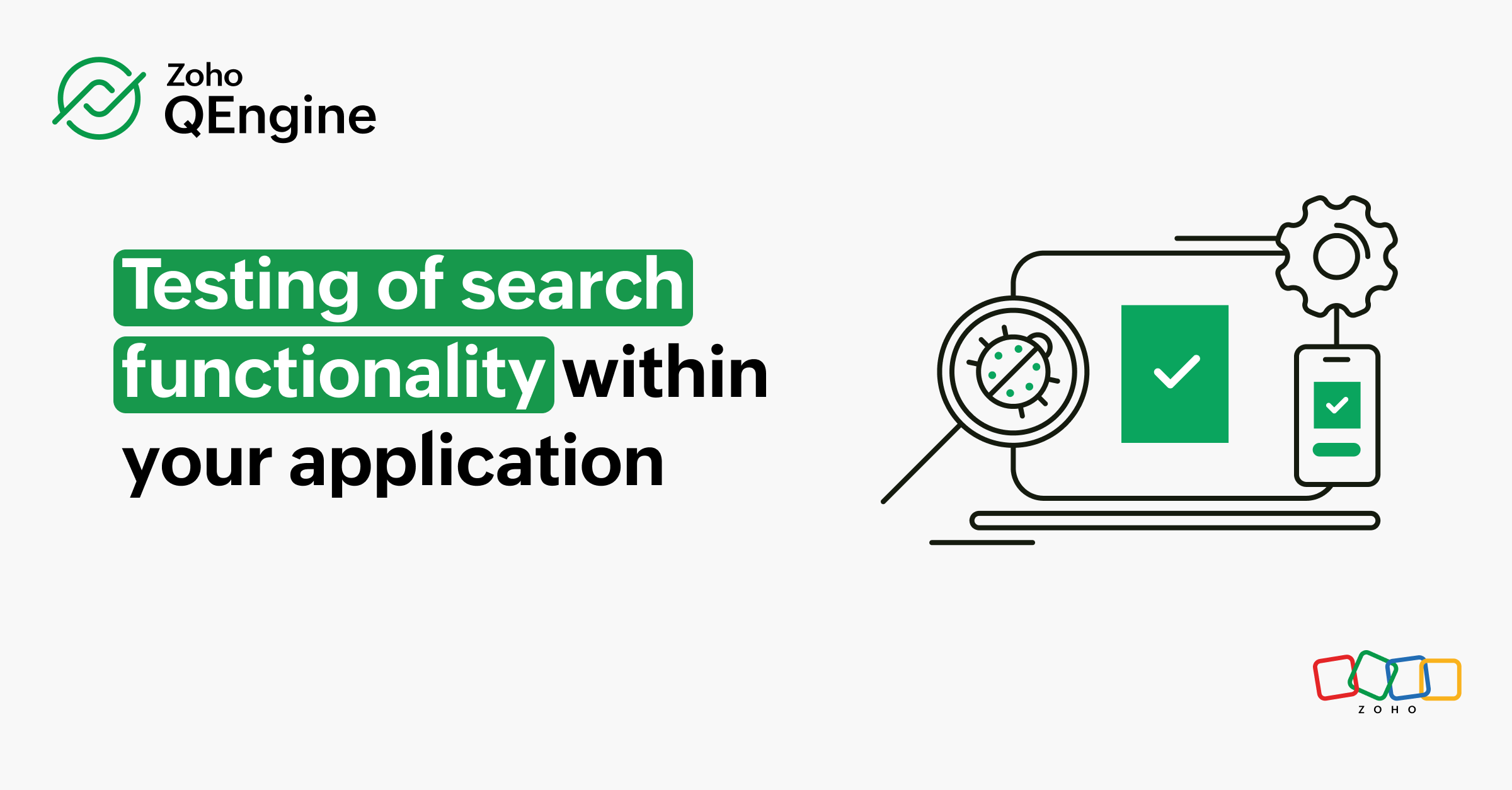 Test cases for search functionality | Zoho QEngine