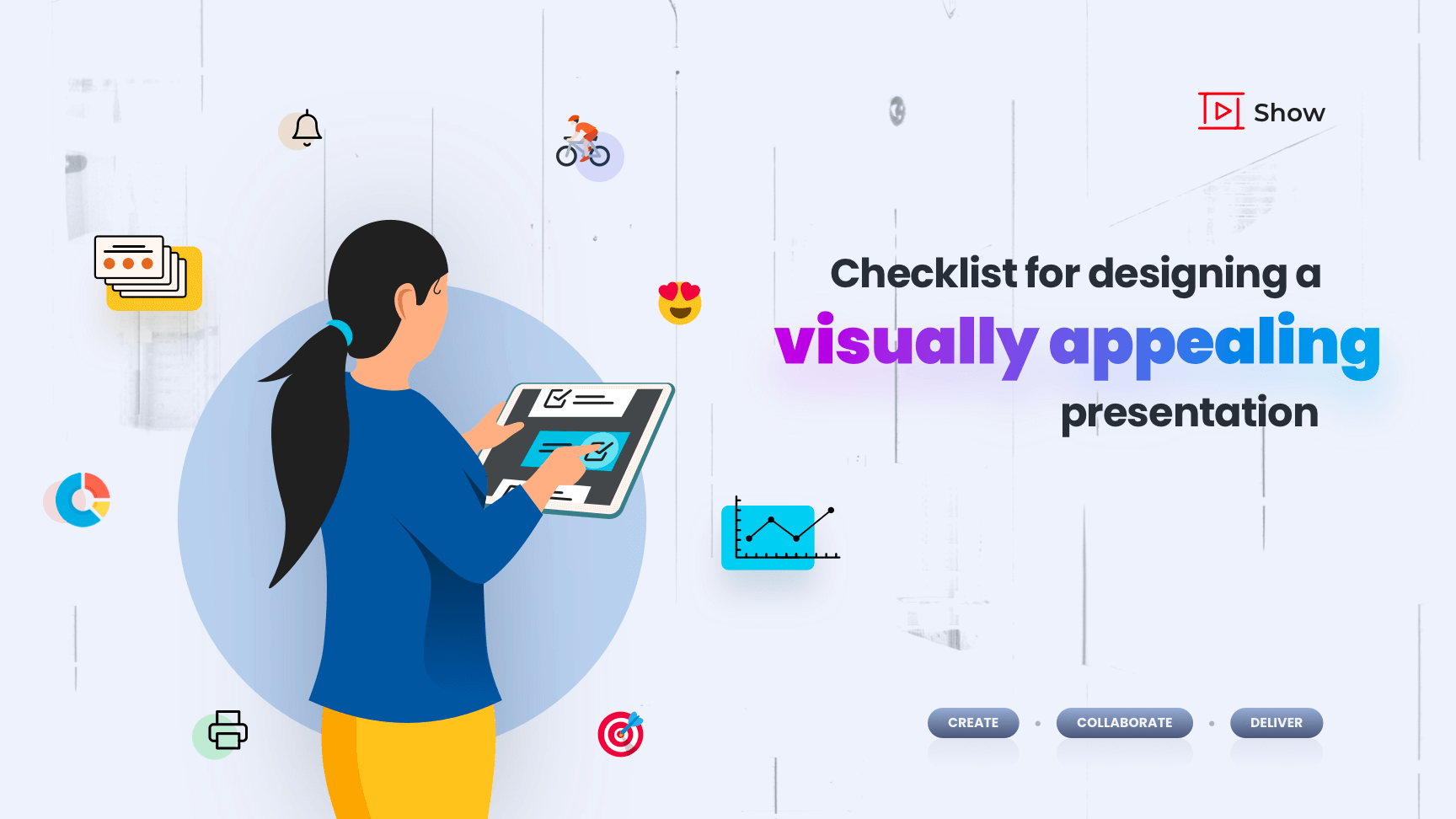 Checklist for designing a visually appealing presentation Zoho Show