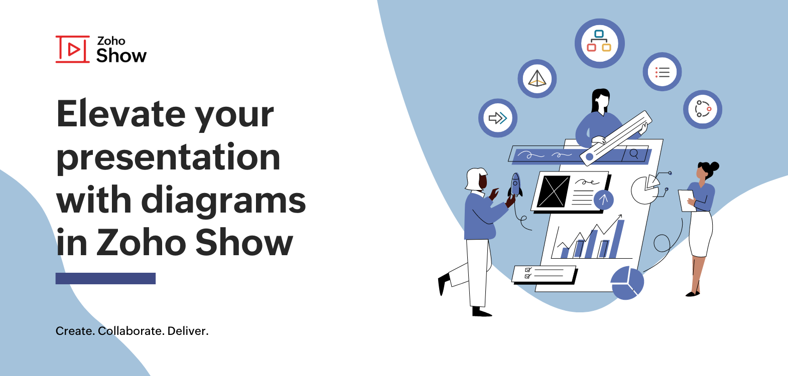 Elevate your presentations with diagrams in Zoho Show