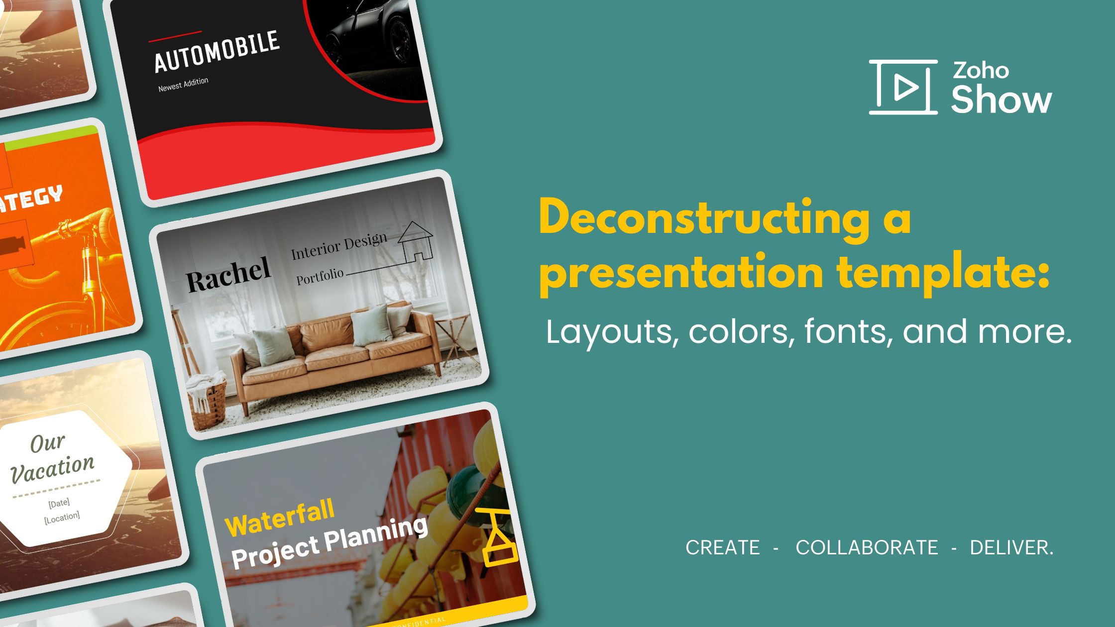 Deconstructing a presentation template