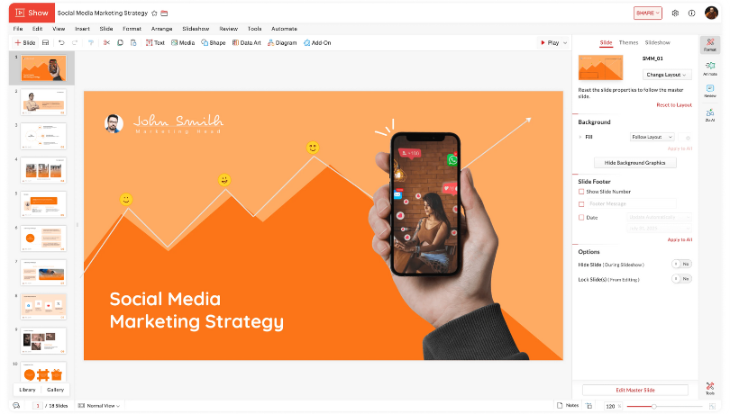 Zoho Show: Presentation Software