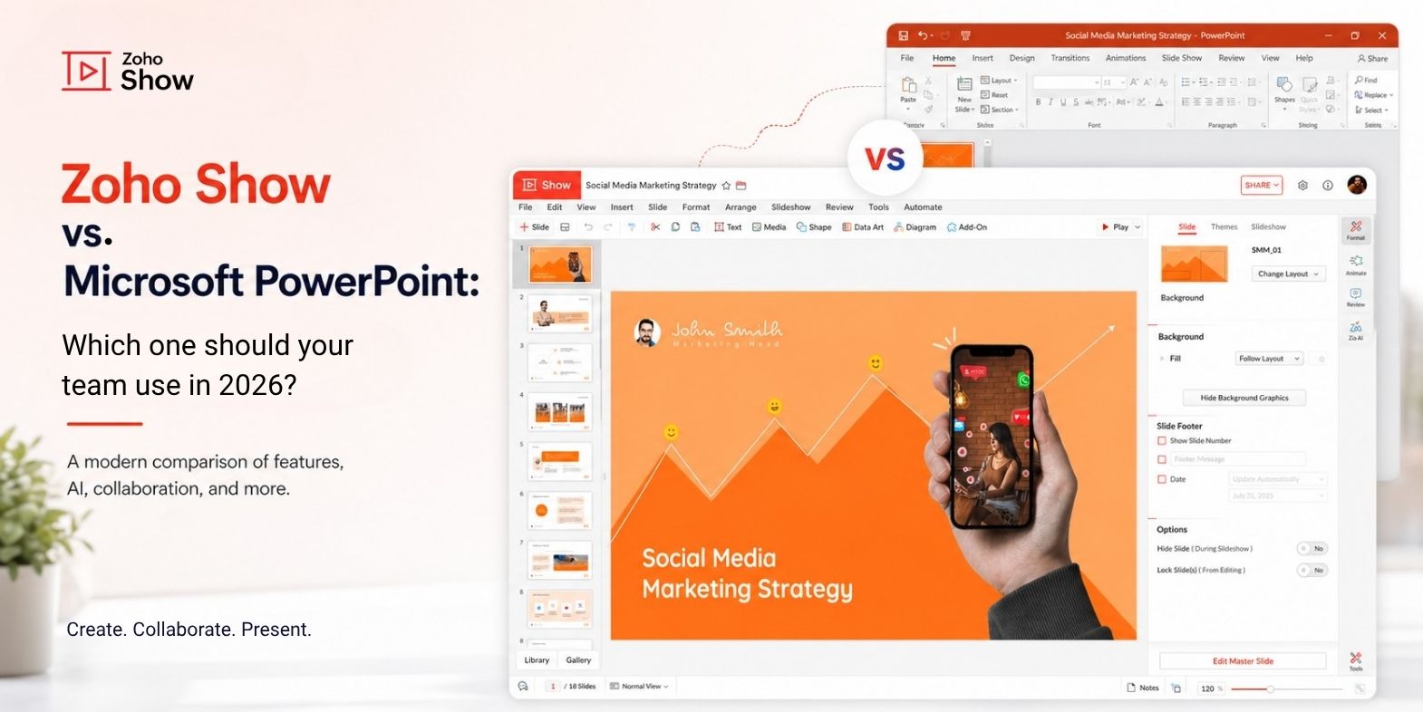 Zoho Show vs Microsoft PowerPoint