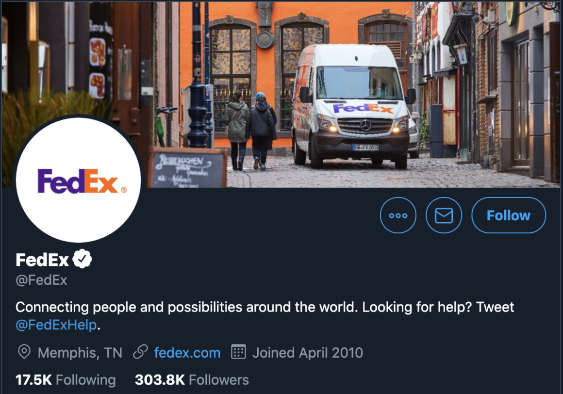 FedEx Twitter