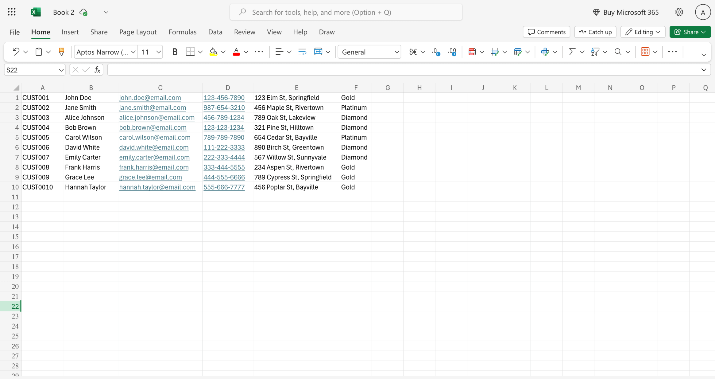 Drawbacks of using Excel for customer data management