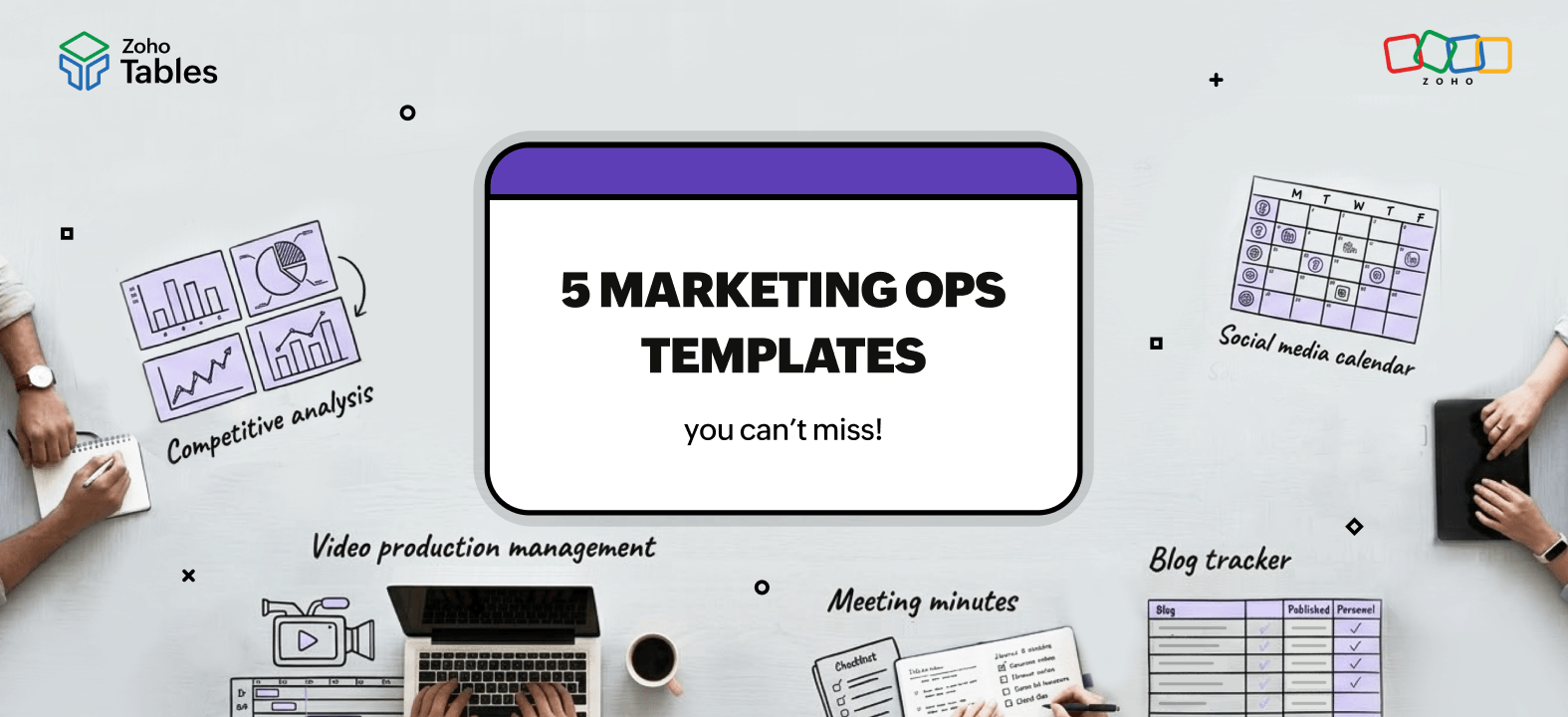 5 popular templates to manage your marketing operations