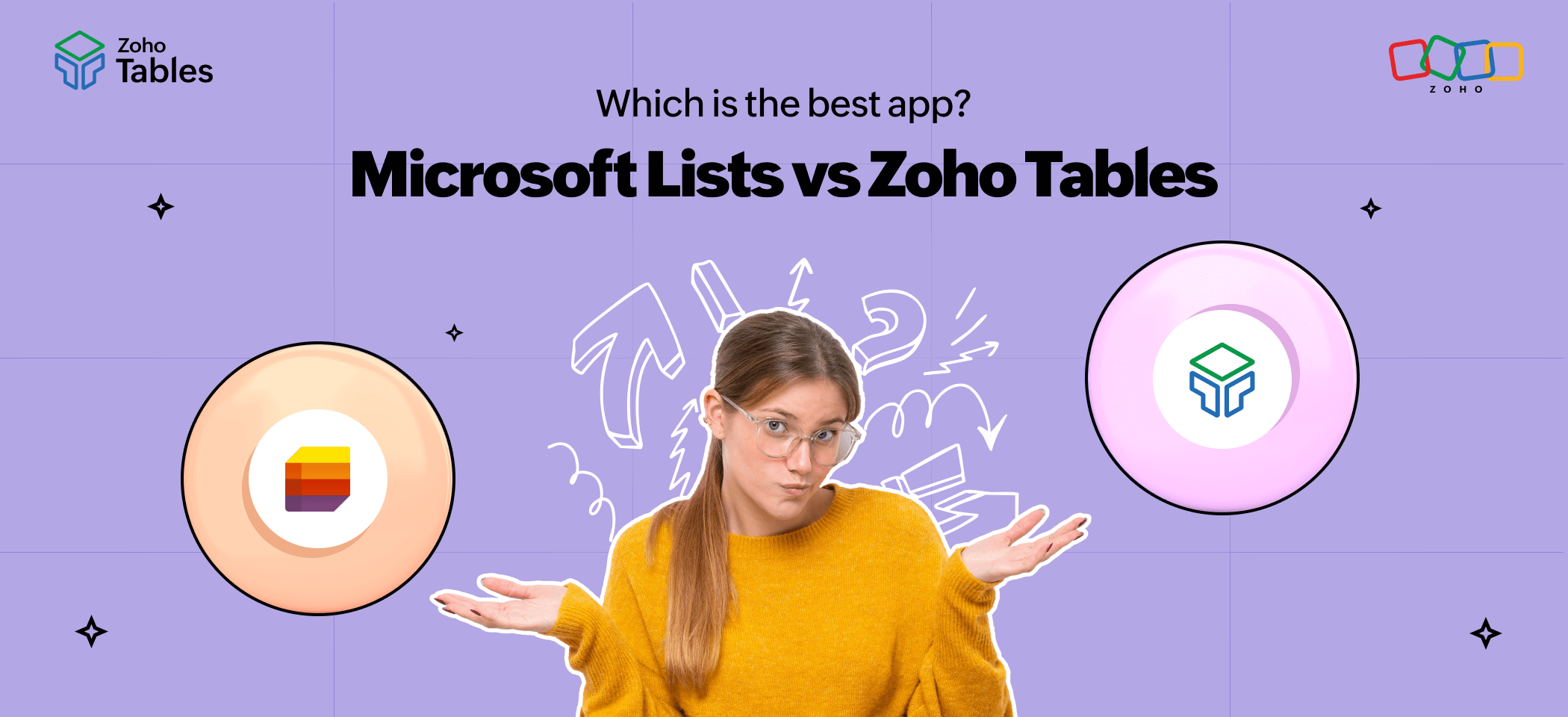 Microsoft Lists vs. Zoho Tables: Which is better for work management?