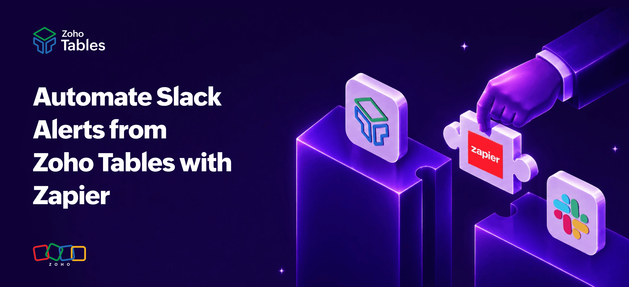 Automate Slack Alerts from Zoho Tables with Zapier