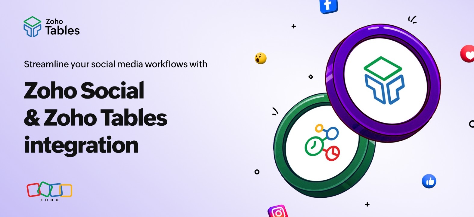 Zoho Social and Tables integration