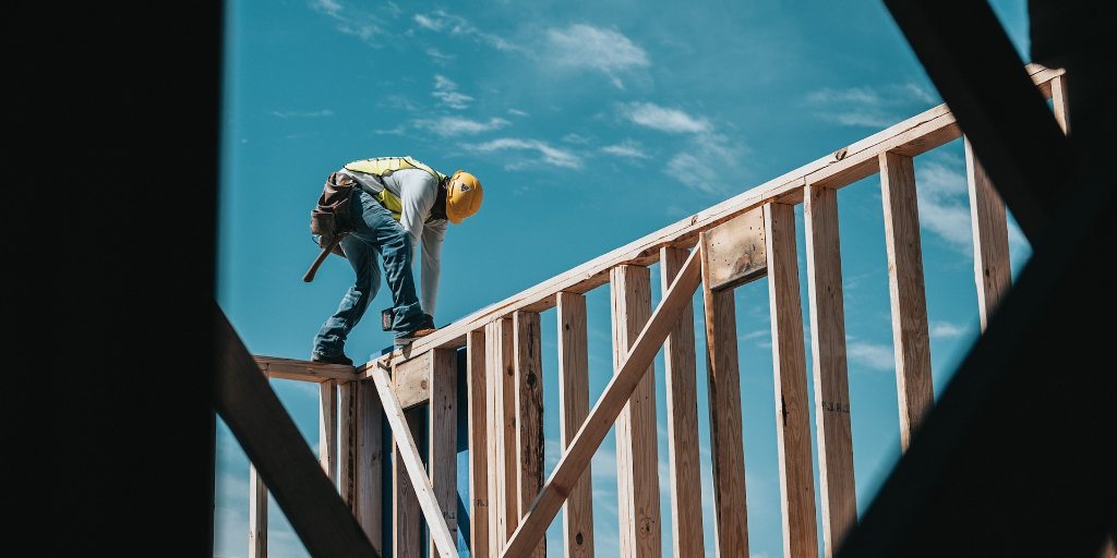 A person working in a construction site