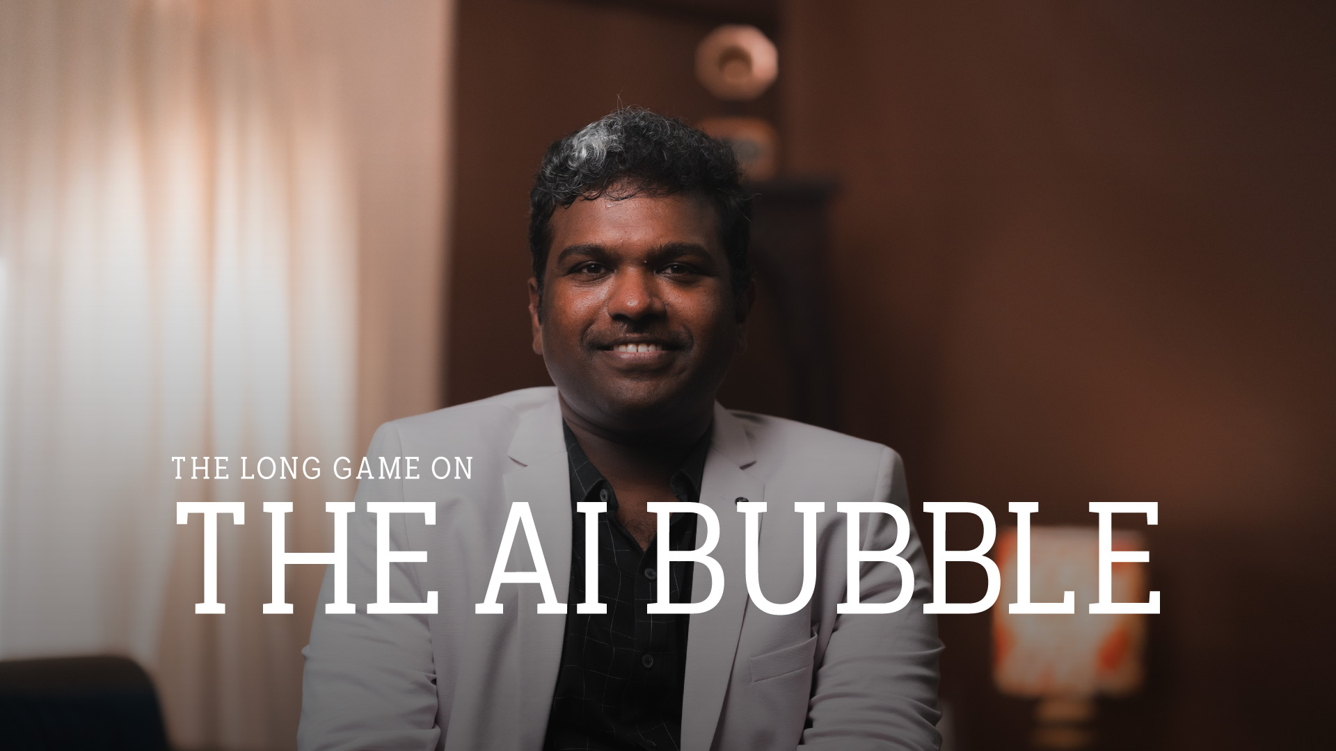 Banner image featuring Ramprakash Ramamoorthy, Director of AI Research, Zoho.