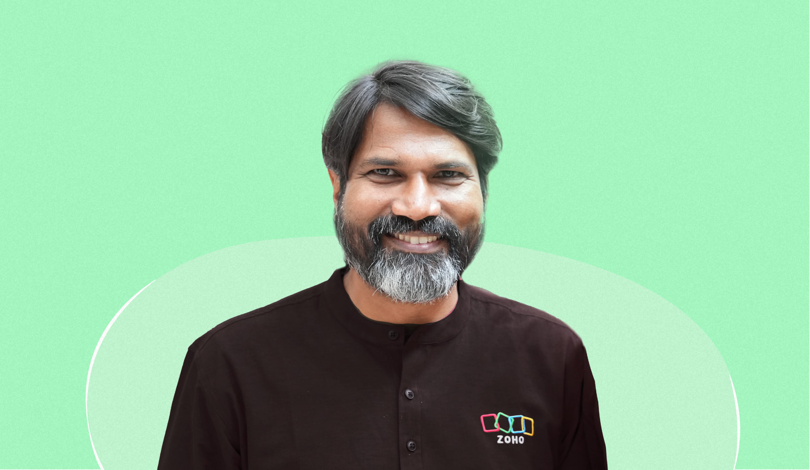 Illustration of Mani Vembu.