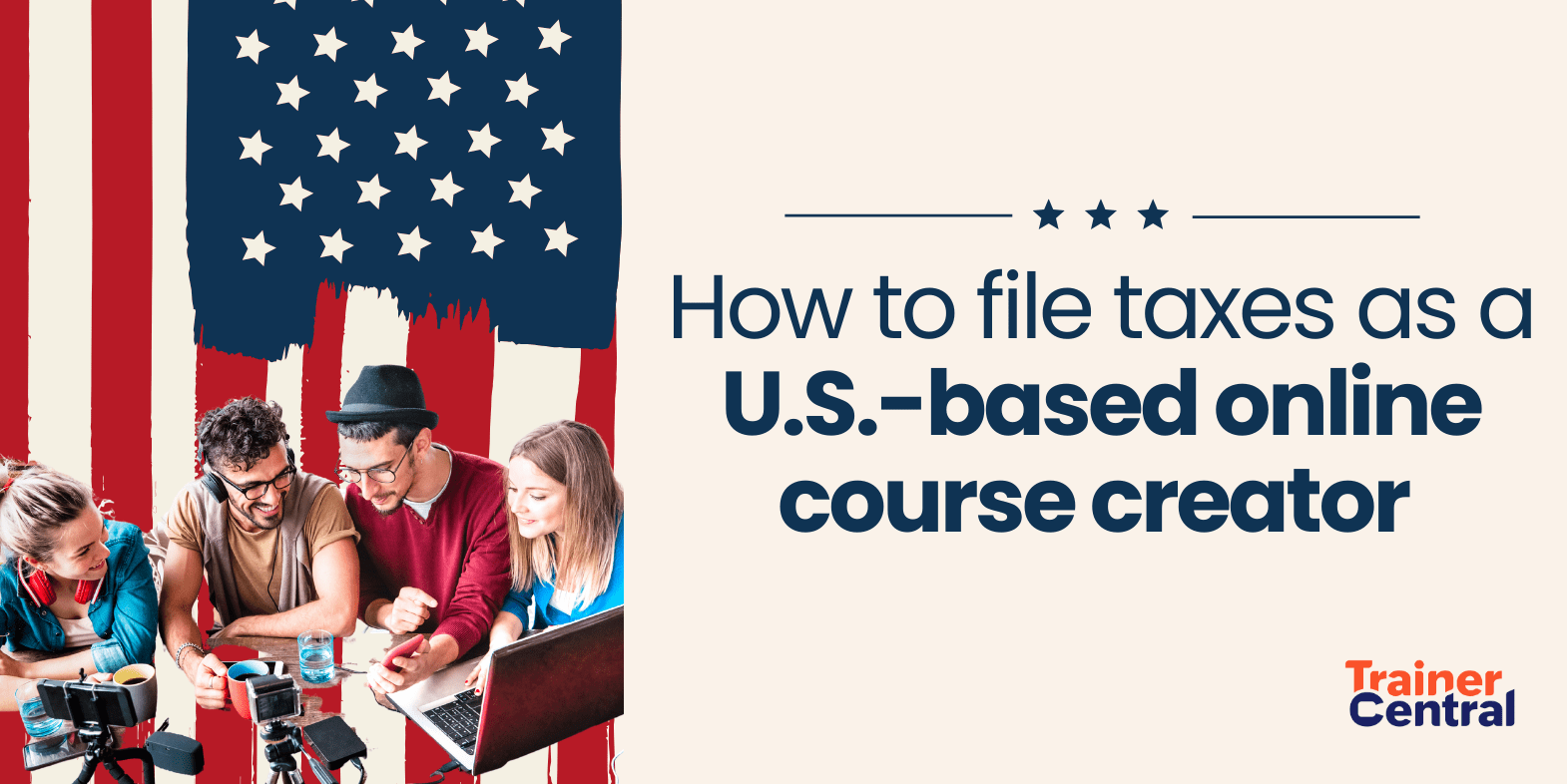 How to file taxes as a U.S.-based online course creator
