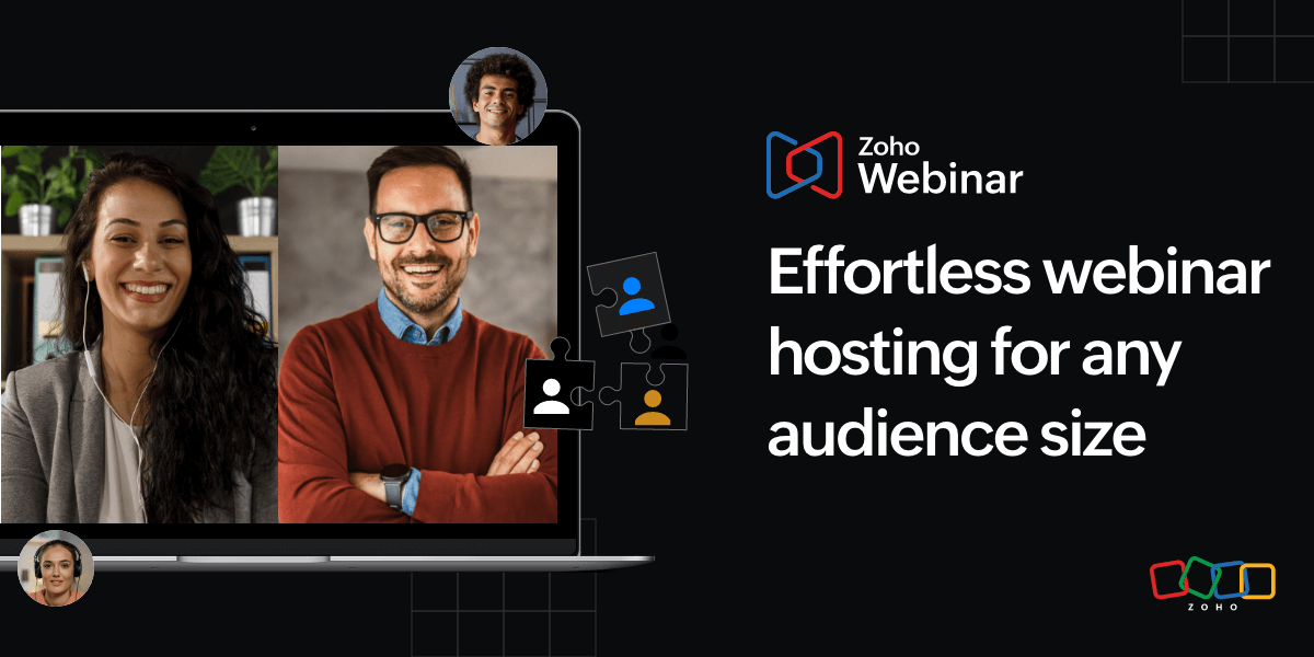 A Scalable Webinar Platform for 500 to 5,000 participants - Zoho Webinar
