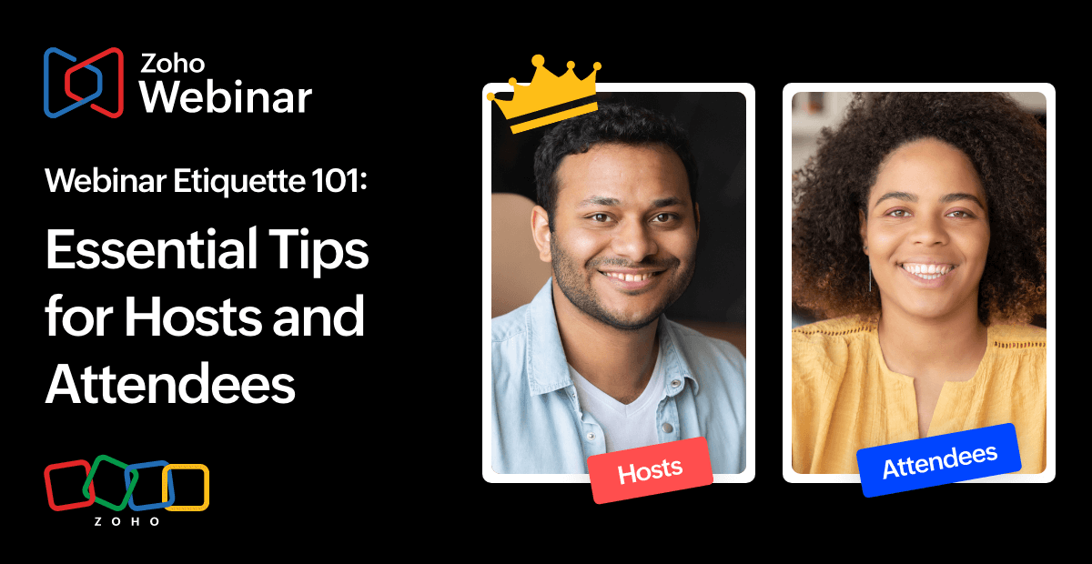 Webinar Etiquette for hosts and attendees