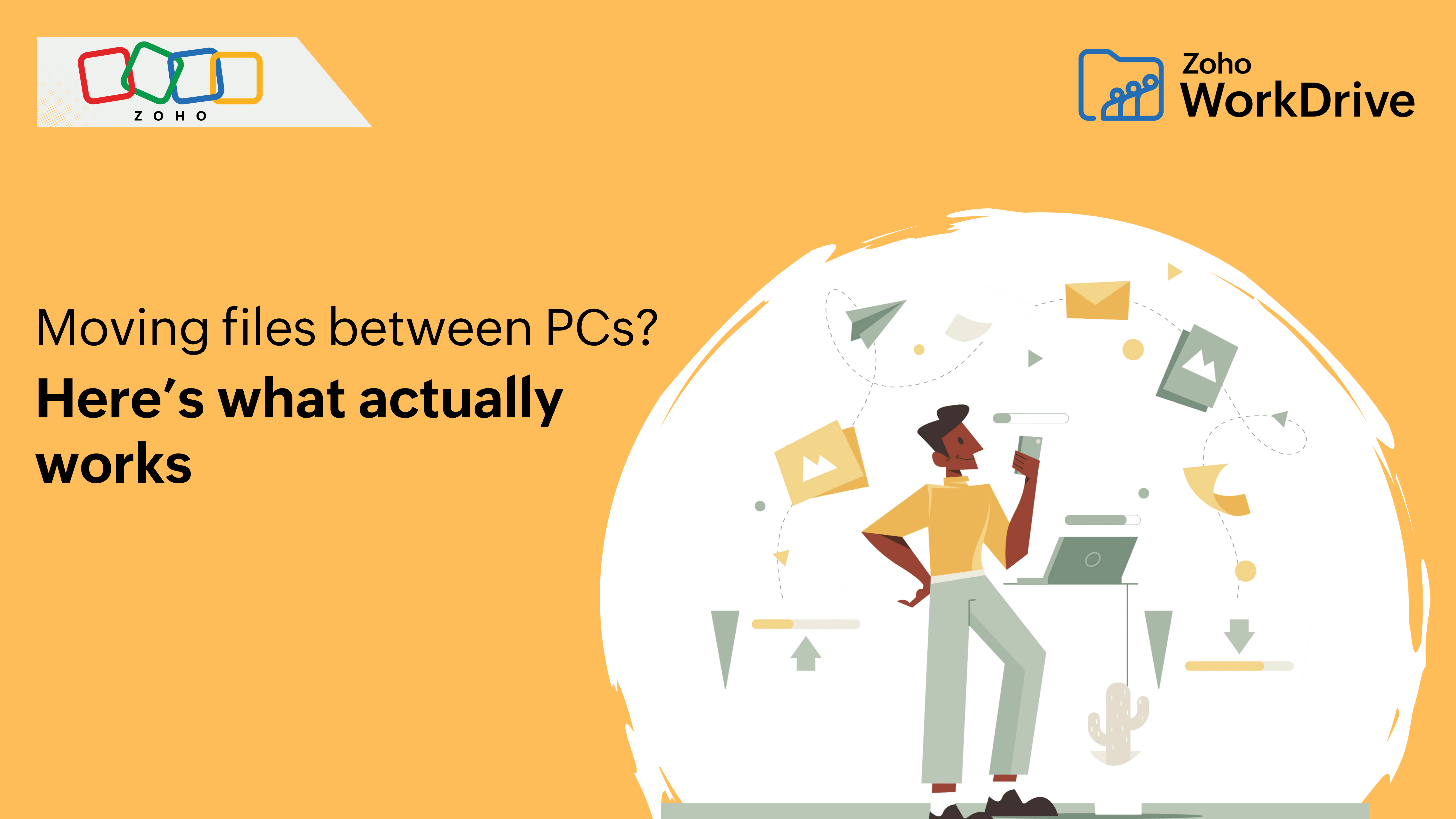 How to transfer files between computers without creating chaos