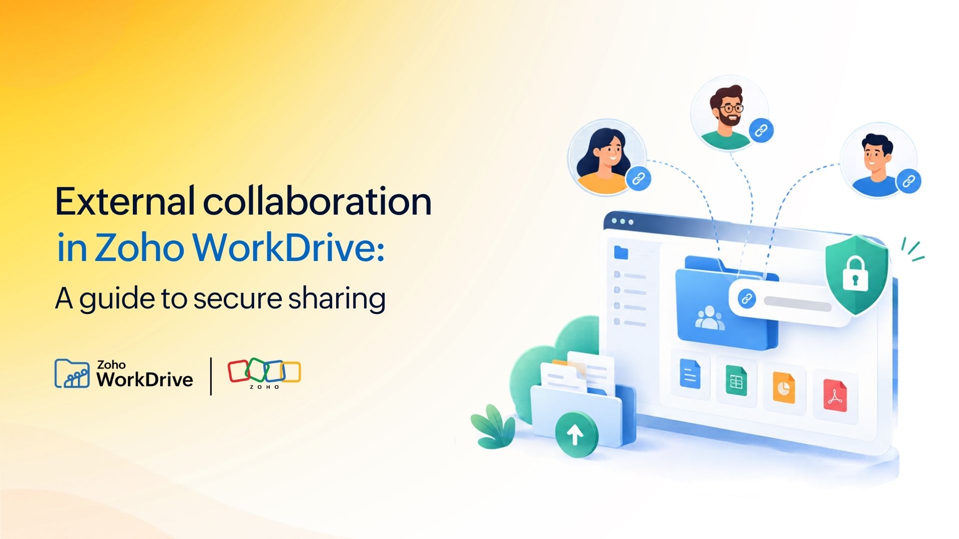 External collaboration in Zoho WorkDrive: A guide to secure sharing