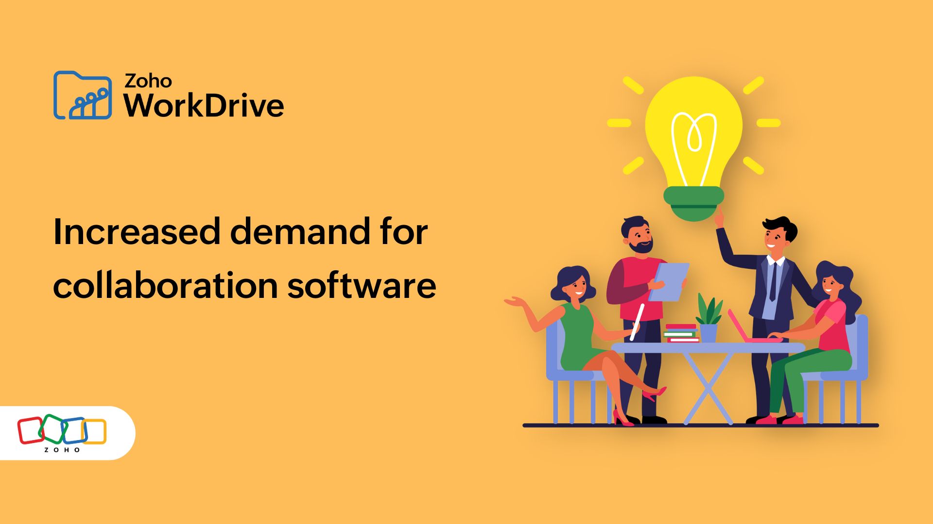 Increasing demand for a collaboration software