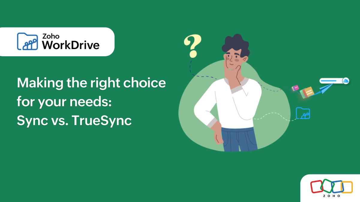 WorkDrive Sync vs. TrueSync