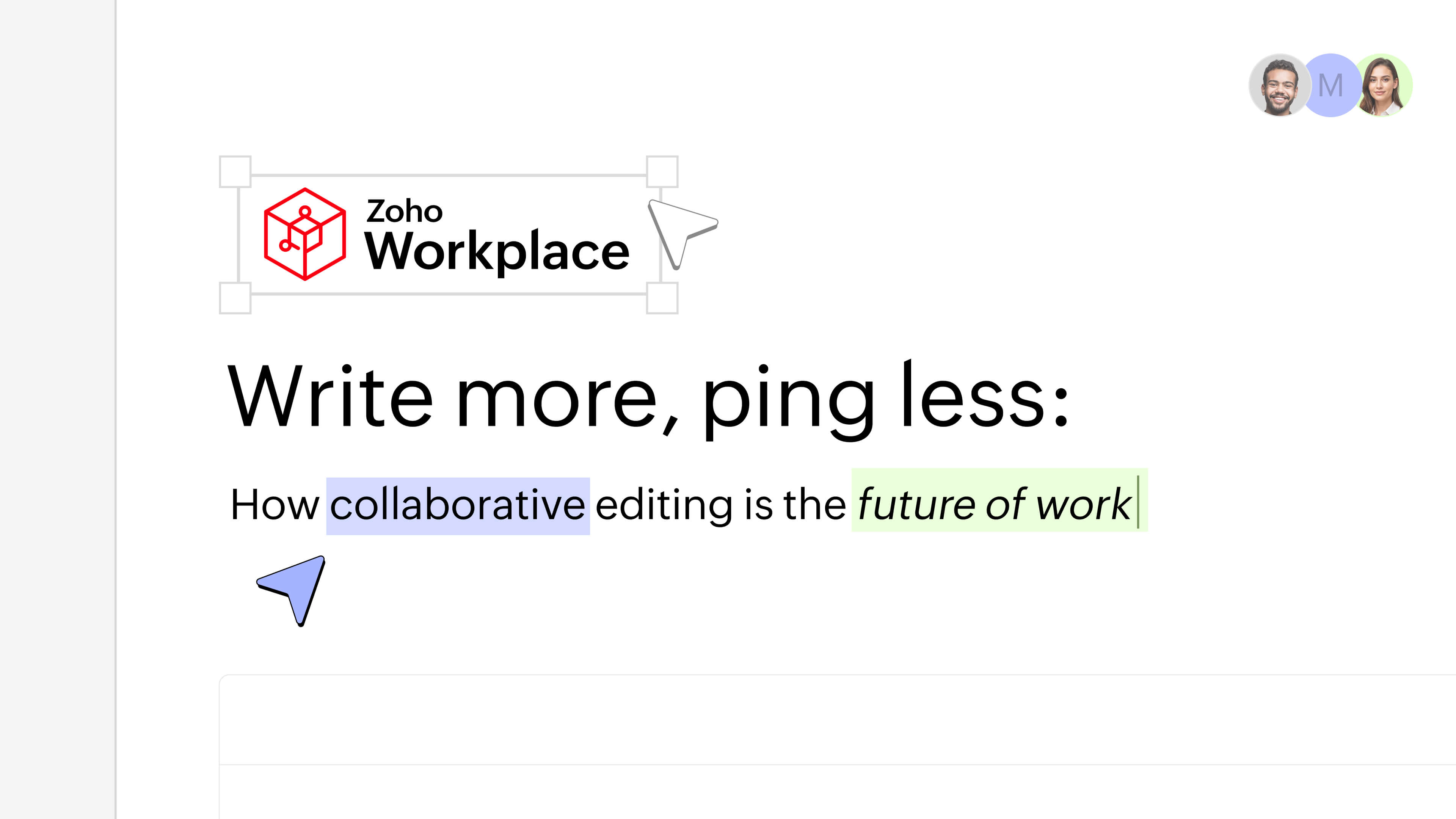 Collaborative editing