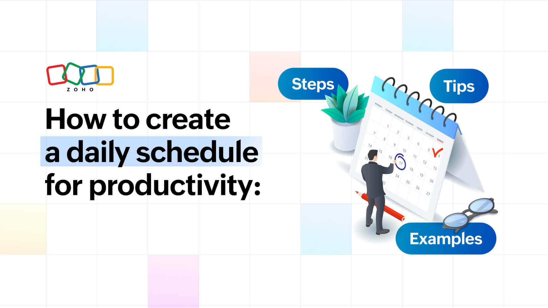 Daily schedule for productivity