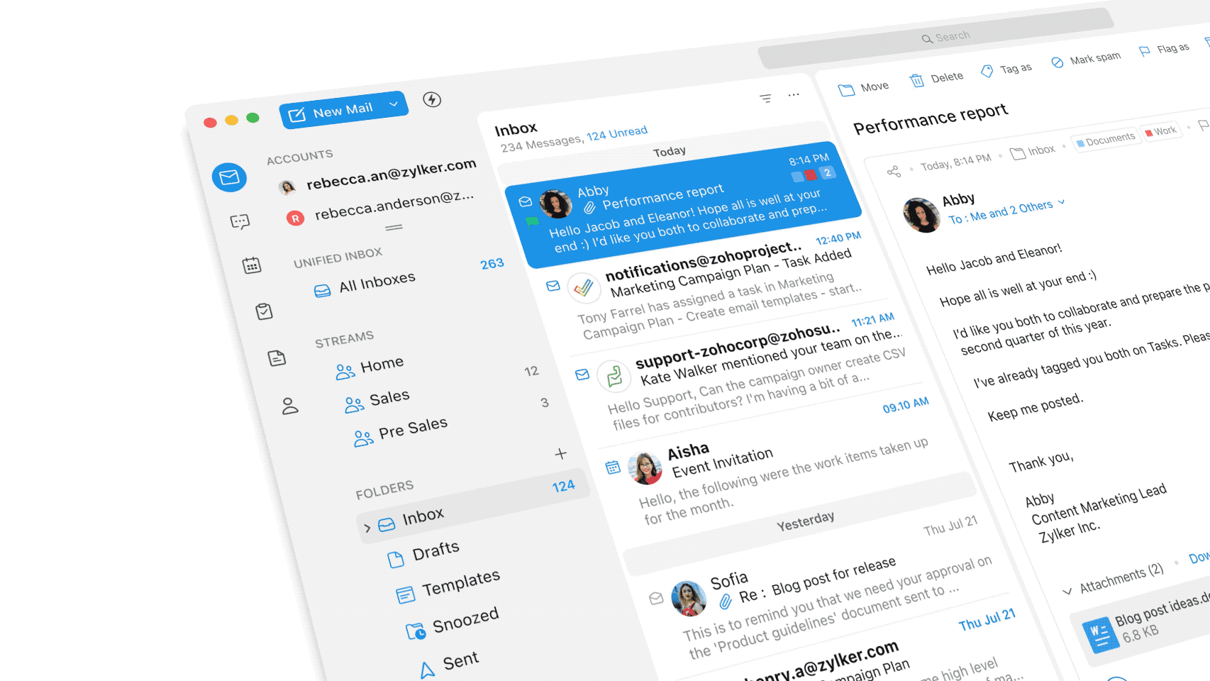 Làm việc đa nhiệm với Trident của Zoho Workplace
