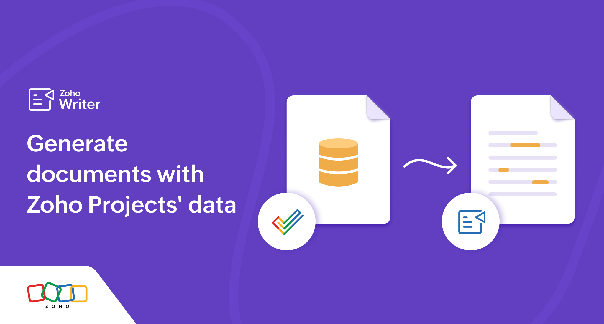 Zoho Writer | Generate documents with Zoho Projects data