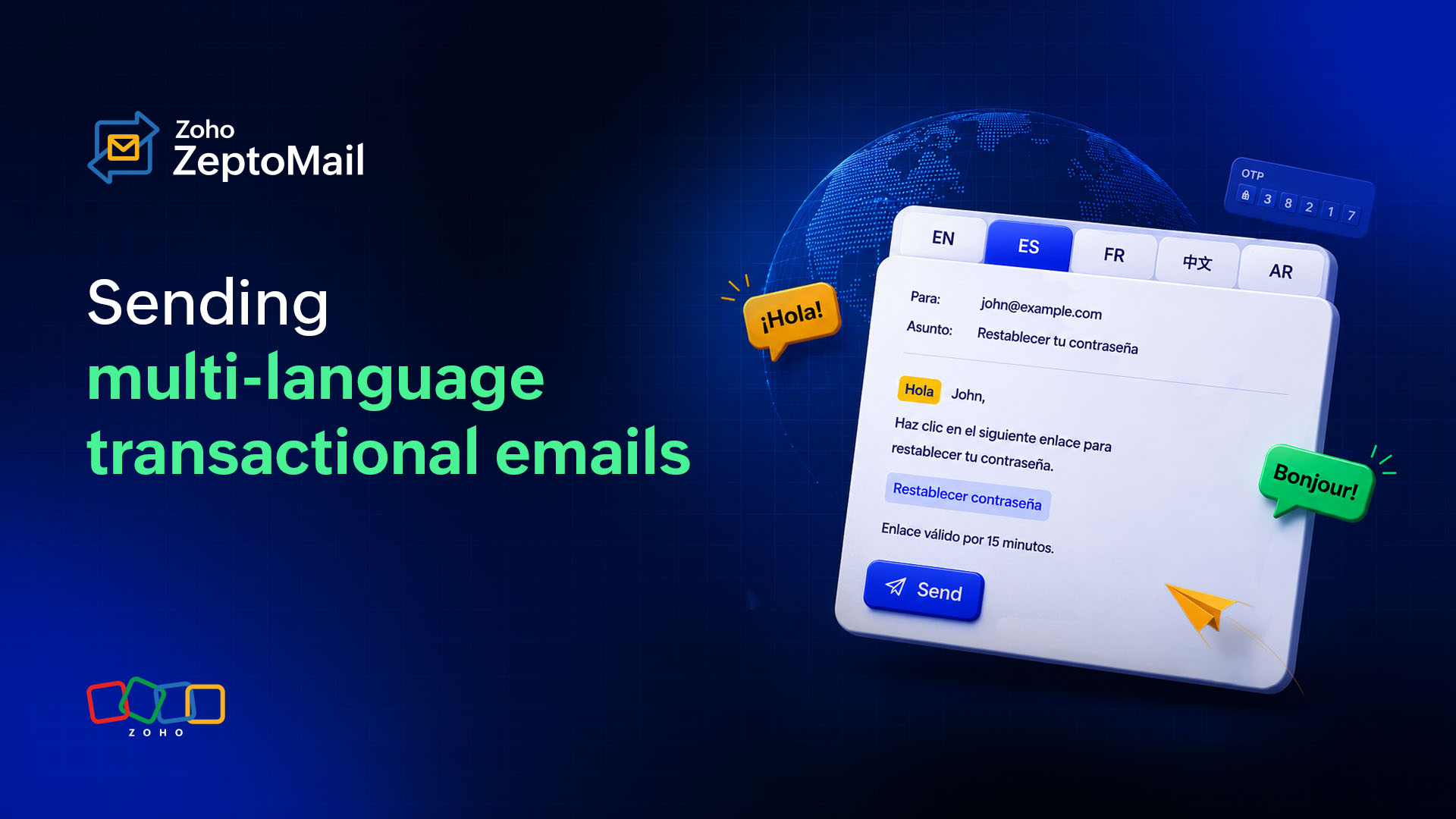 Sending multi-language transactional emails