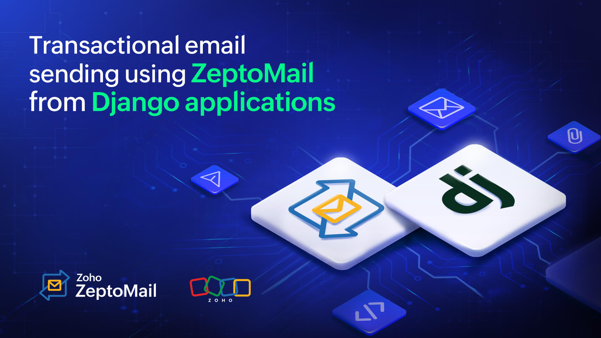 Image of integration between ZeptoMail and Django