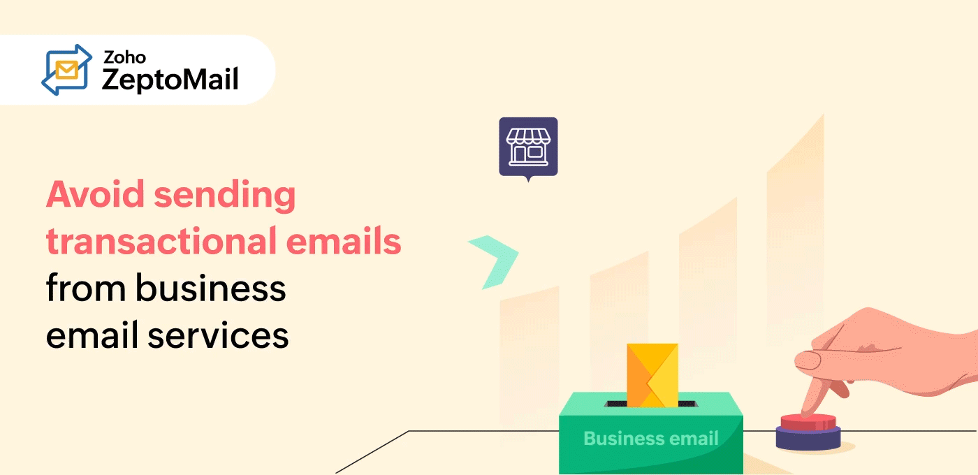 Avoid using business email providers to send transactional emails